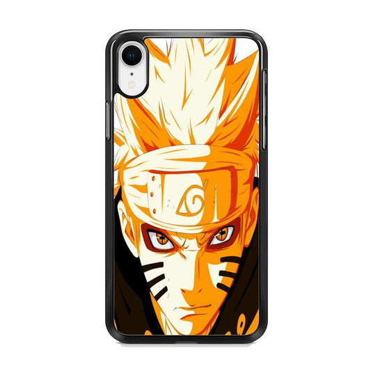 Naruto Will Turn Into Kyubi iPhone XR Case-Rubber Black (2D Case)-Oxvistore