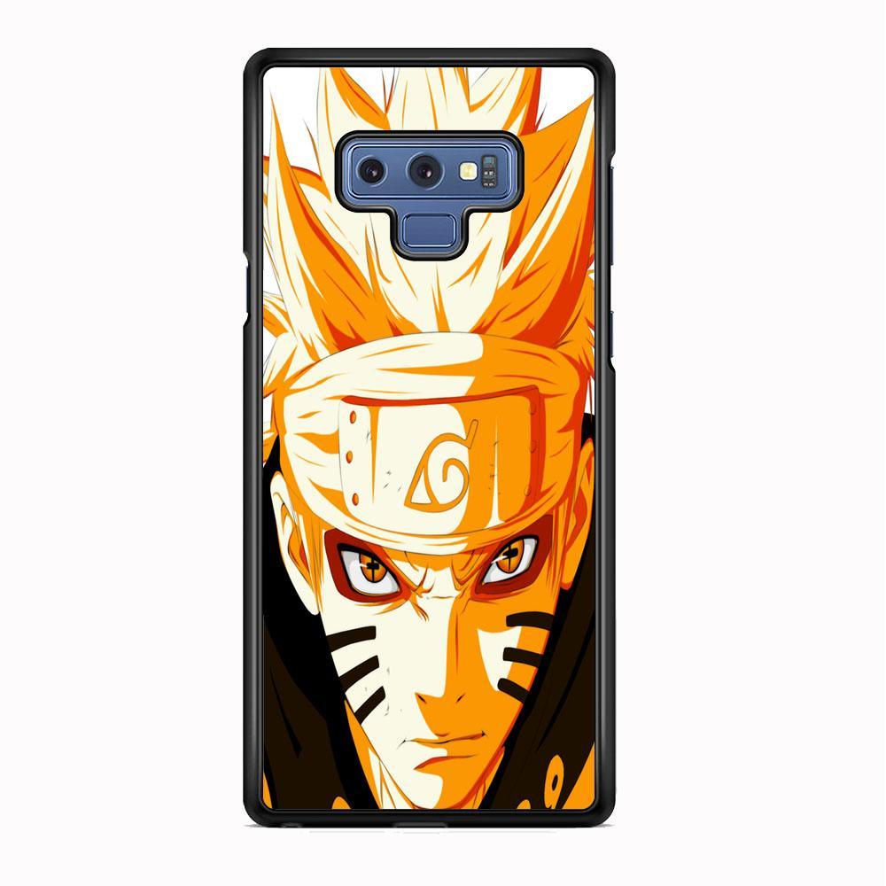 Naruto Will Turn Into Kyubi Samsung Galaxy Note 9 Case-Rubber Black (2D Case)-Oxvistore