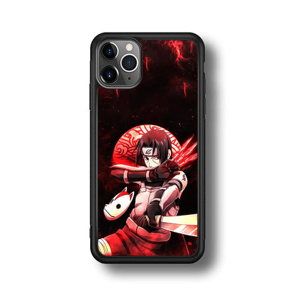 Naruto on Itachi Anbu Mission iPhone 11 Pro Case-Oxvistore