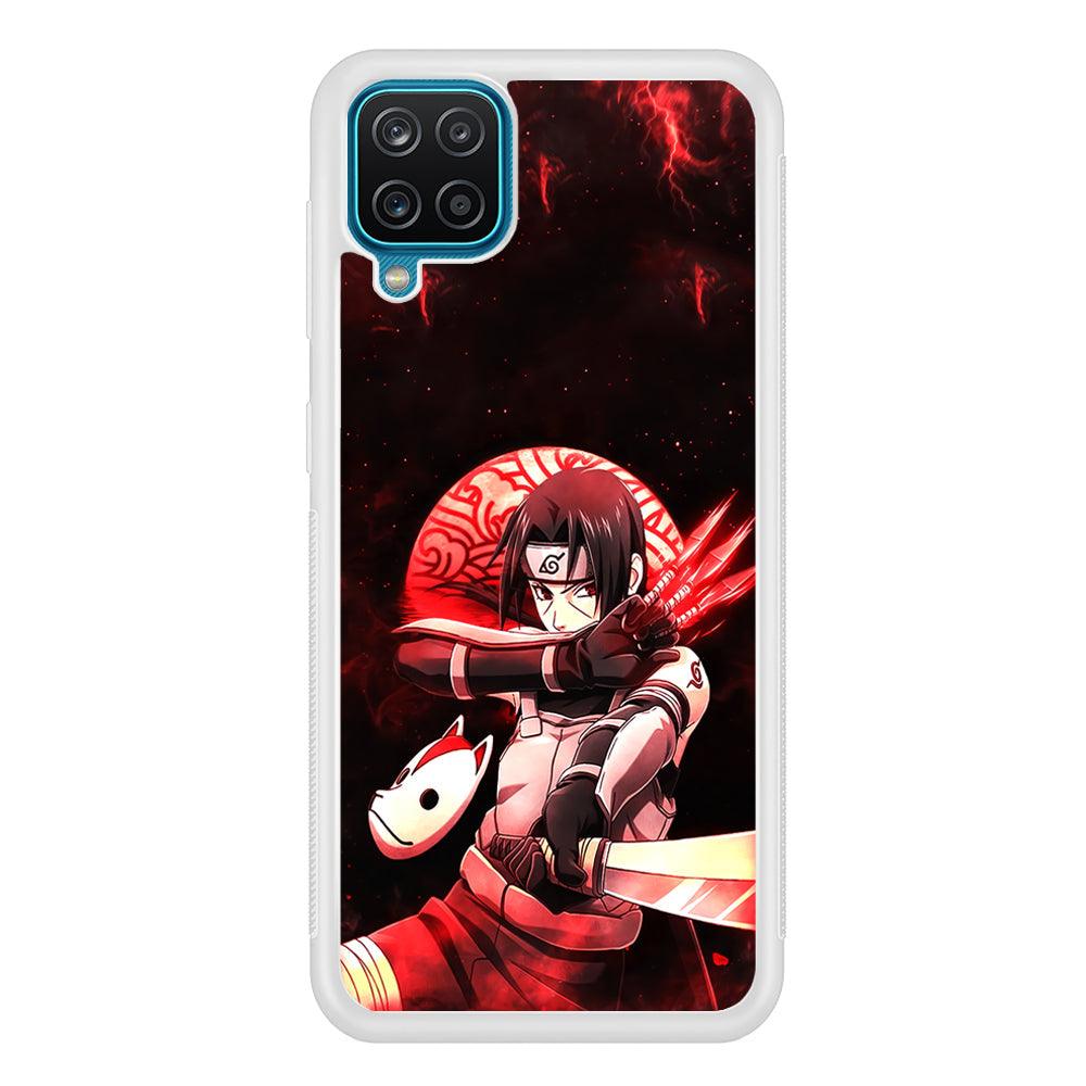 Naruto on Itachi Anbu Mission Samsung Galaxy A12 Case-Oxvistore