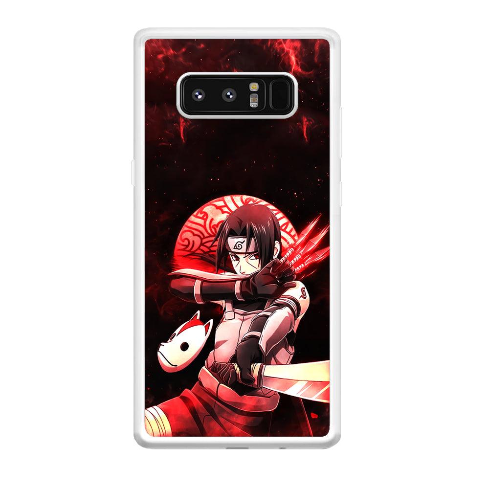 Naruto on Itachi Anbu Mission Samsung Galaxy Note 8 Case-Oxvistore