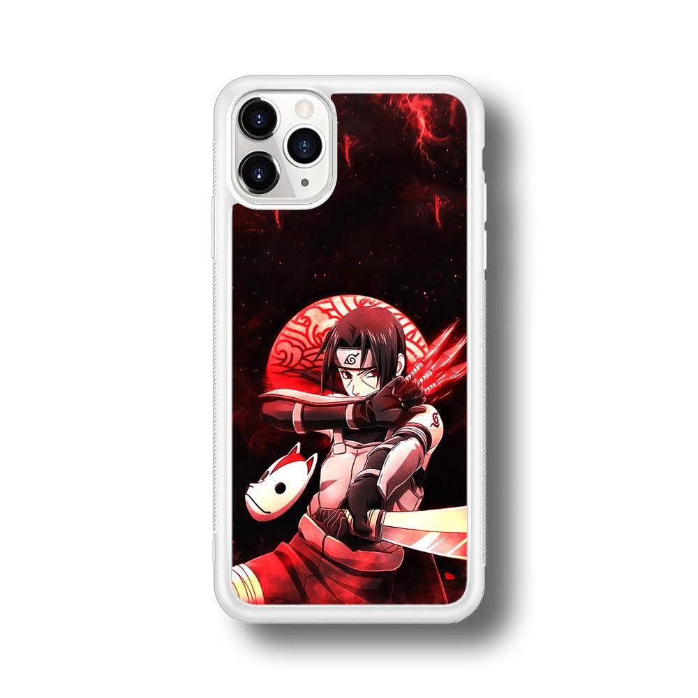 Naruto on Itachi Anbu Mission iPhone 11 Pro Case-Oxvistore