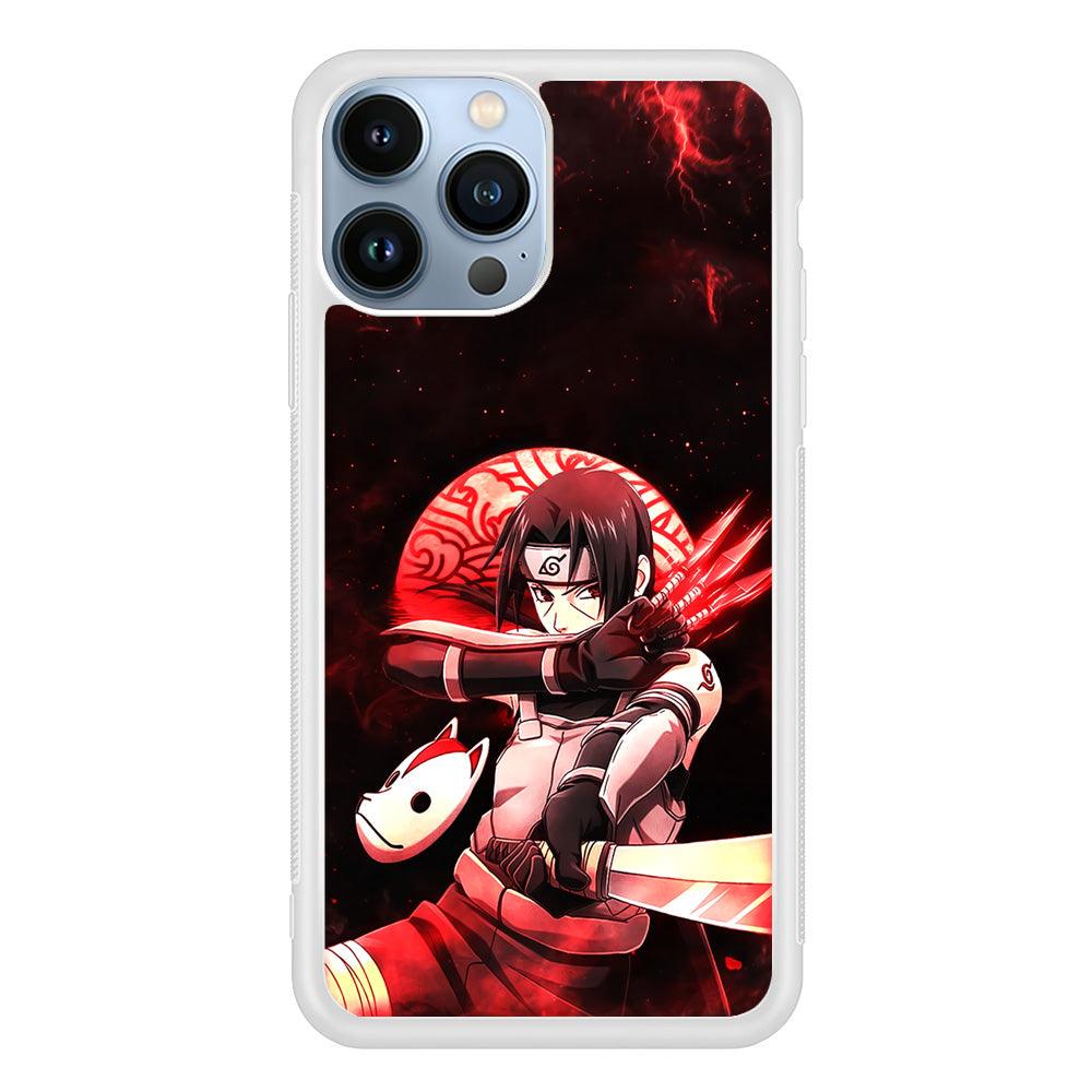 Naruto on Itachi Anbu Mission iPhone 14 Pro Case-Oxvistore