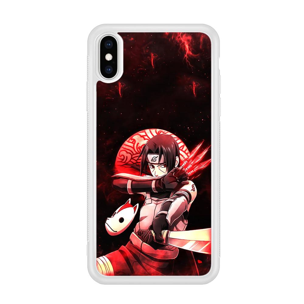 Naruto on Itachi Anbu Mission iPhone Xs Max Case-Oxvistore