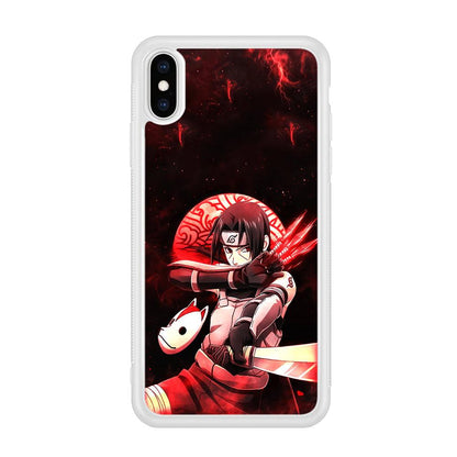 Naruto on Itachi Anbu Mission iPhone Xs Max Case-Oxvistore