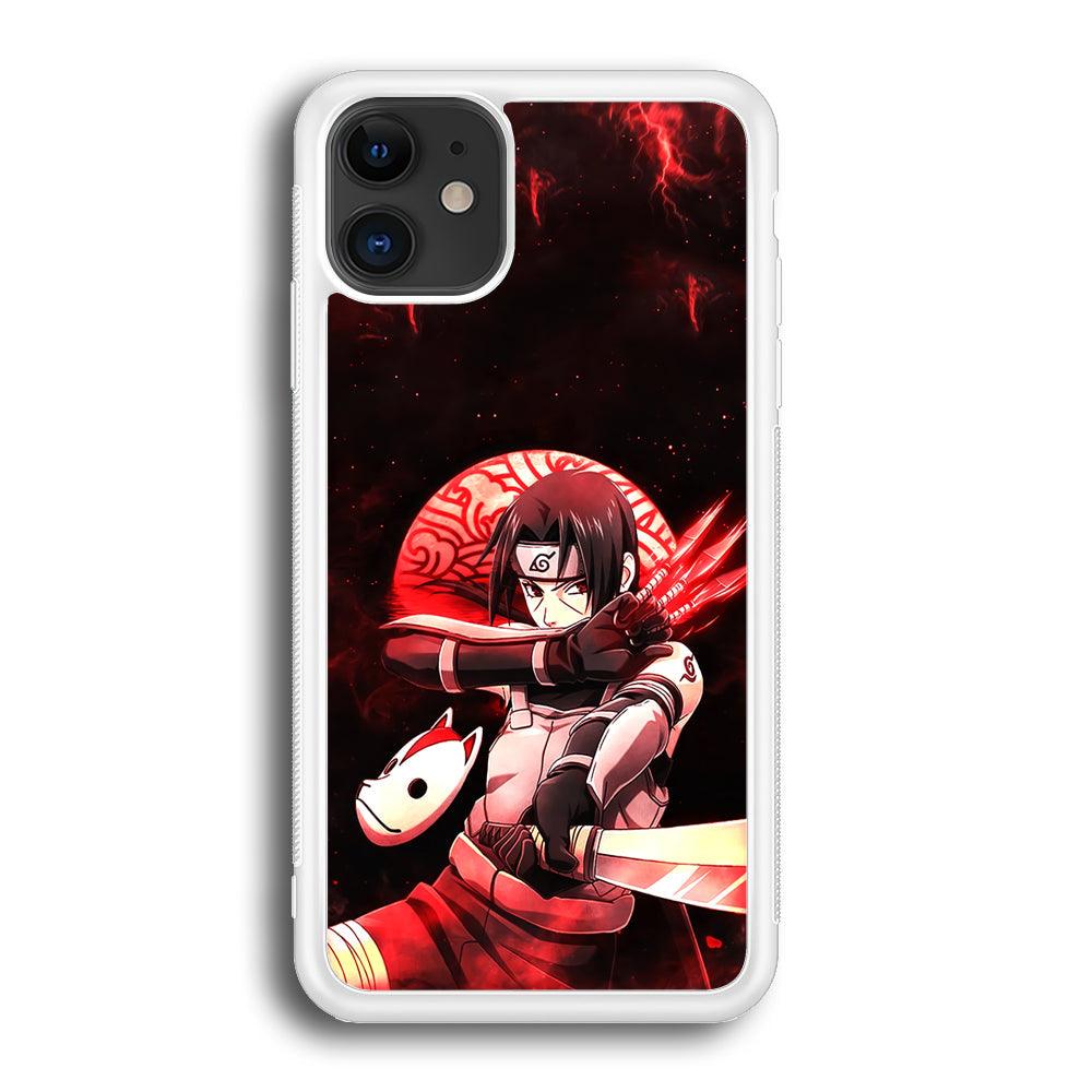 Naruto on Itachi Anbu Mission iPhone 12 Case-Oxvistore