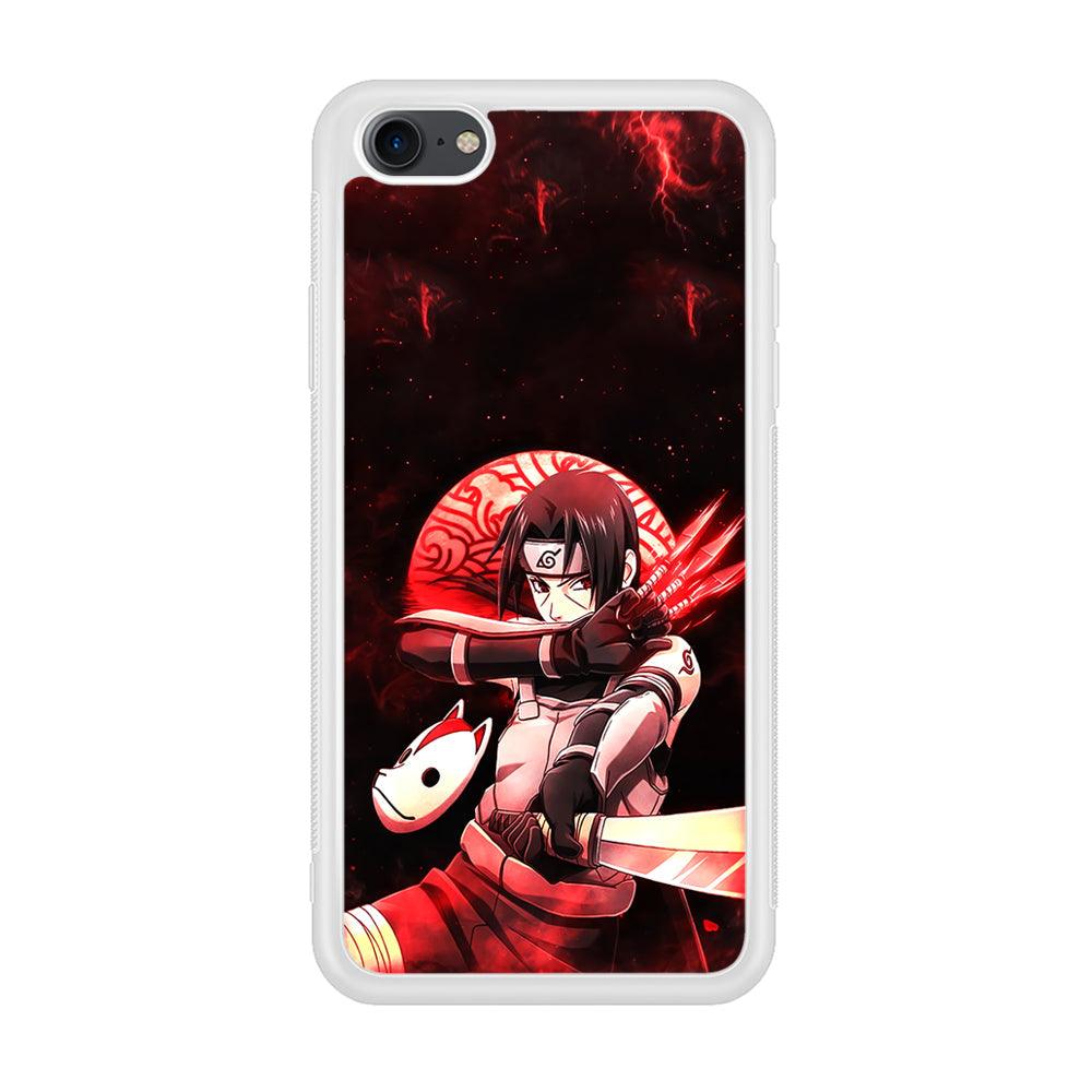 Naruto on Itachi Anbu Mission iPhone 8 Case-Oxvistore