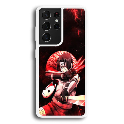 Naruto on Itachi Anbu Mission Samsung Galaxy S21 Ultra Case-Oxvistore