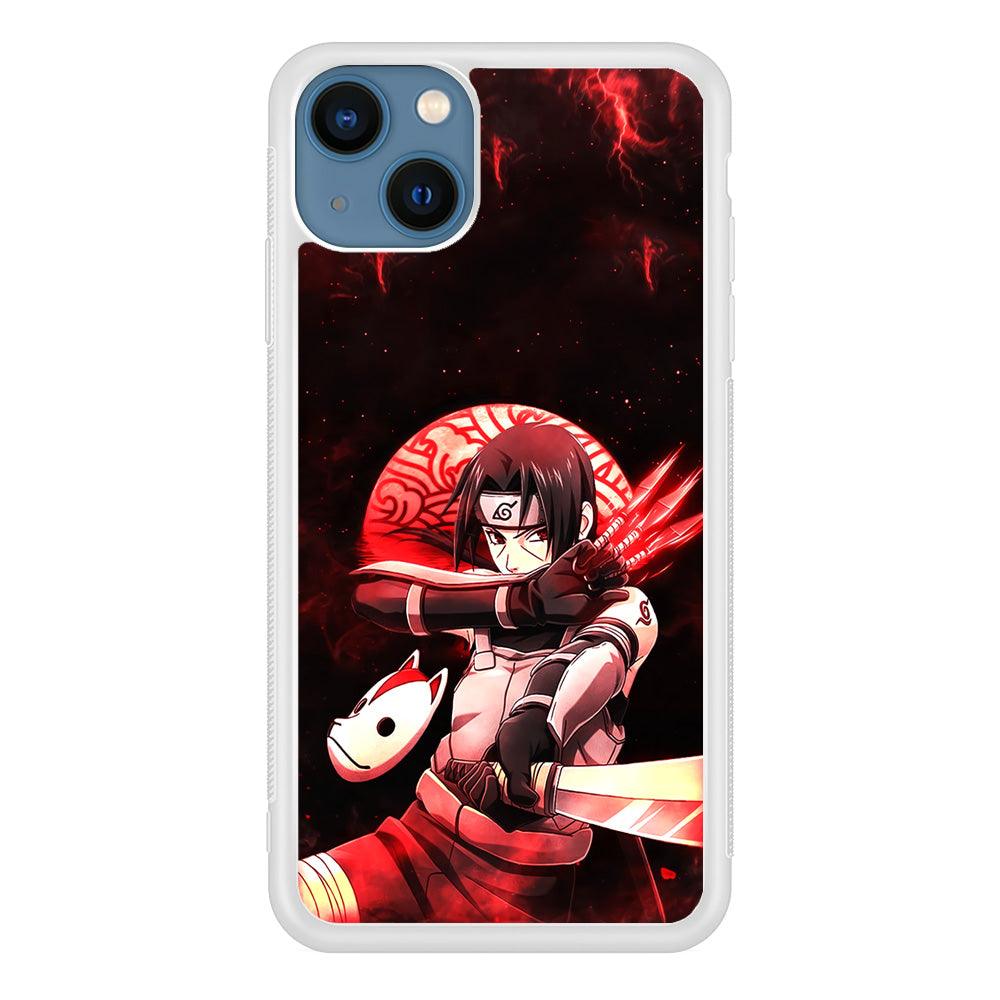 Naruto on Itachi Anbu Mission iPhone 14 Plus Case-Oxvistore