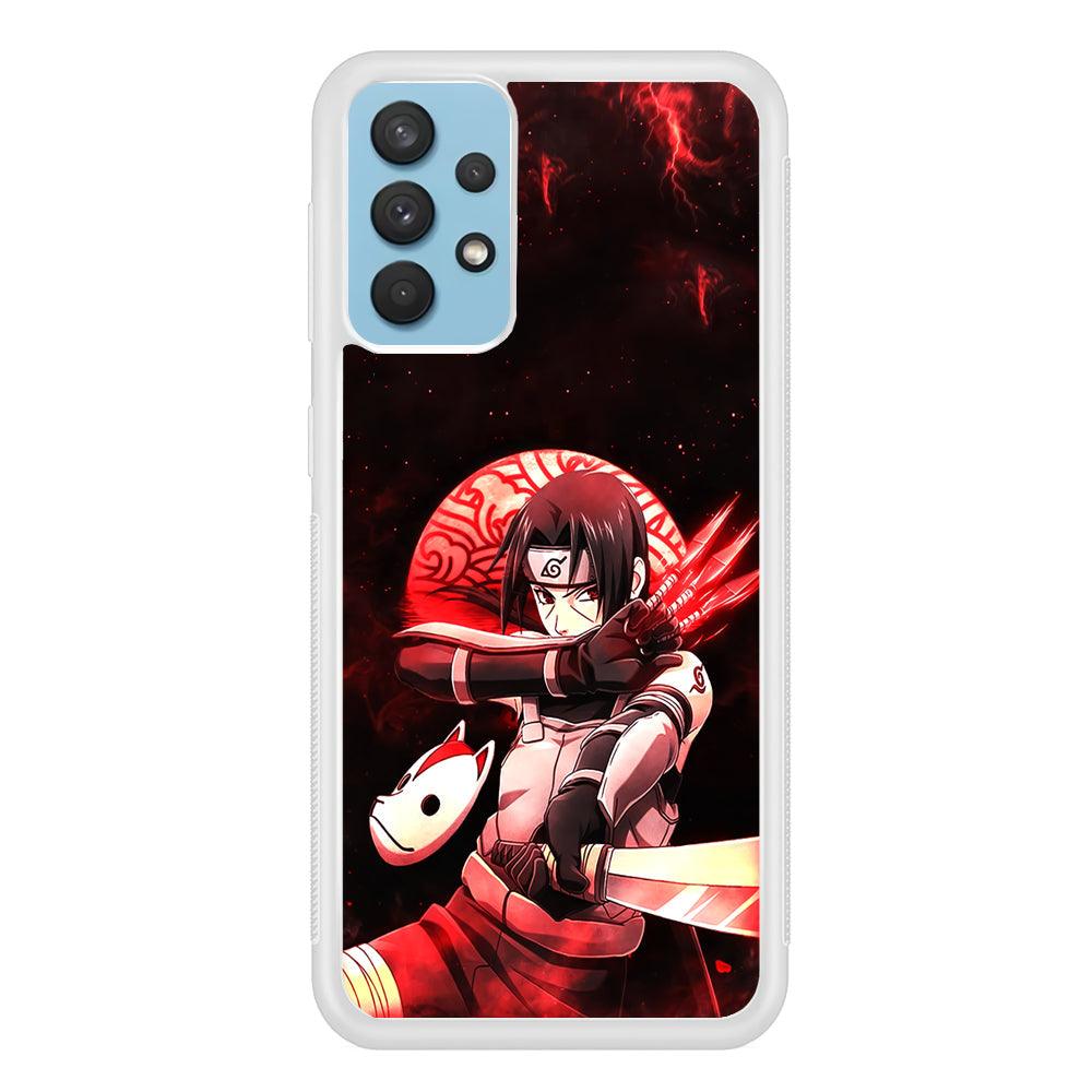 Naruto on Itachi Anbu Mission Samsung Galaxy A32 Case-Oxvistore