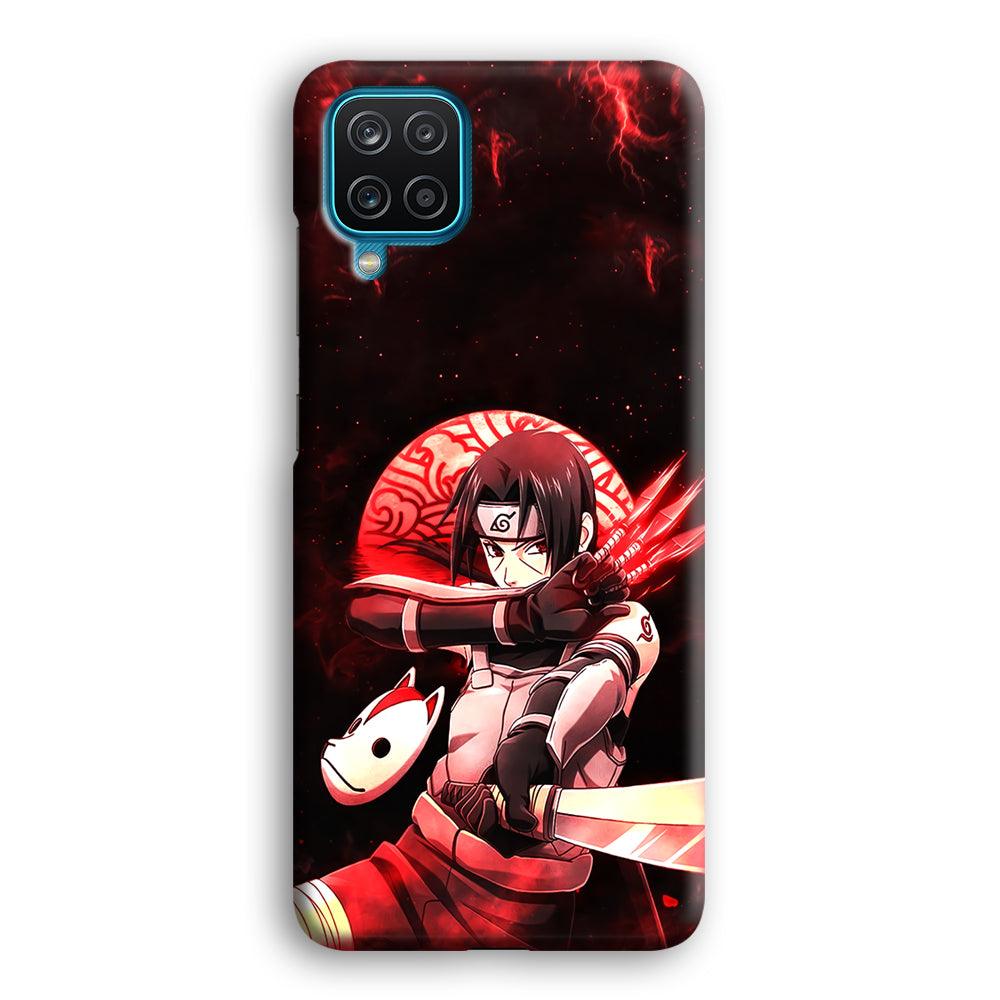 Naruto on Itachi Anbu Mission Samsung Galaxy A12 Case-Oxvistore