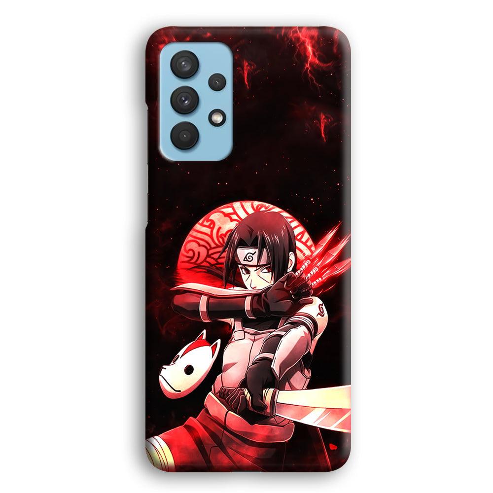 Naruto on Itachi Anbu Mission Samsung Galaxy A32 Case-Oxvistore