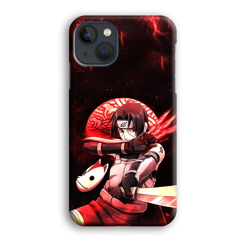 Naruto on Itachi Anbu Mission iPhone 13 Case-Oxvistore