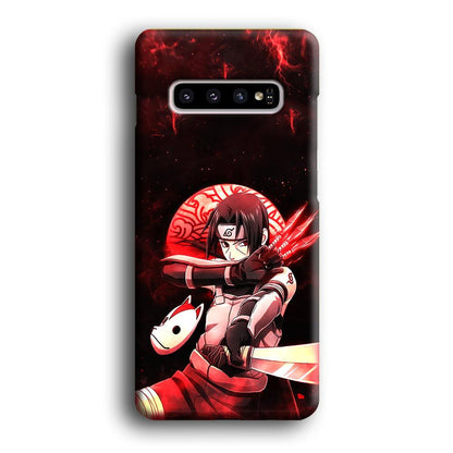 Naruto on Itachi Anbu Mission Samsung Galaxy S10 Plus Case-Oxvistore