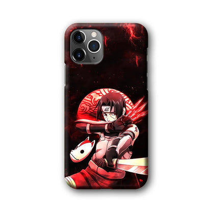 Naruto on Itachi Anbu Mission iPhone 11 Pro Case-Oxvistore