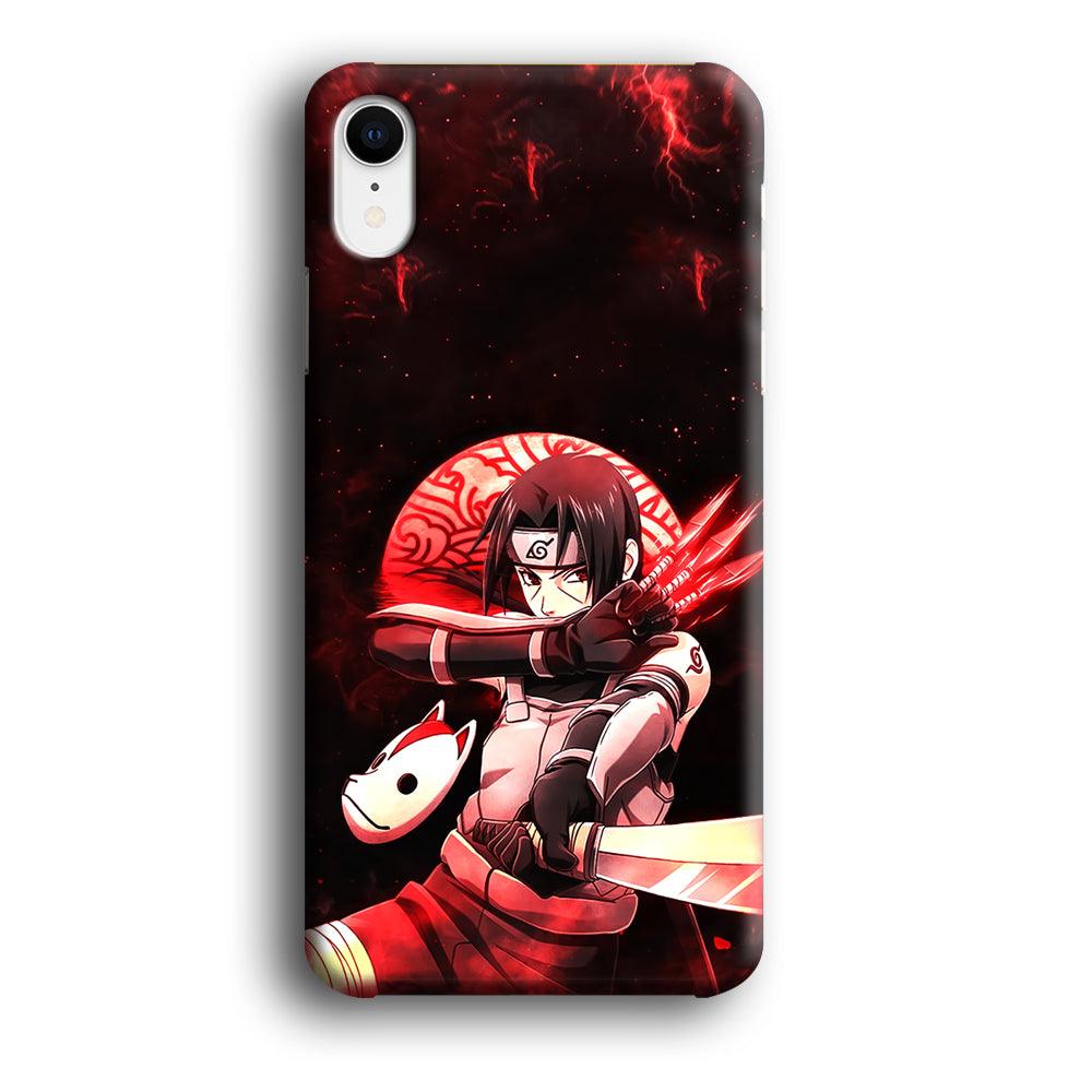 Naruto on Itachi Anbu Mission iPhone XR Case-Oxvistore