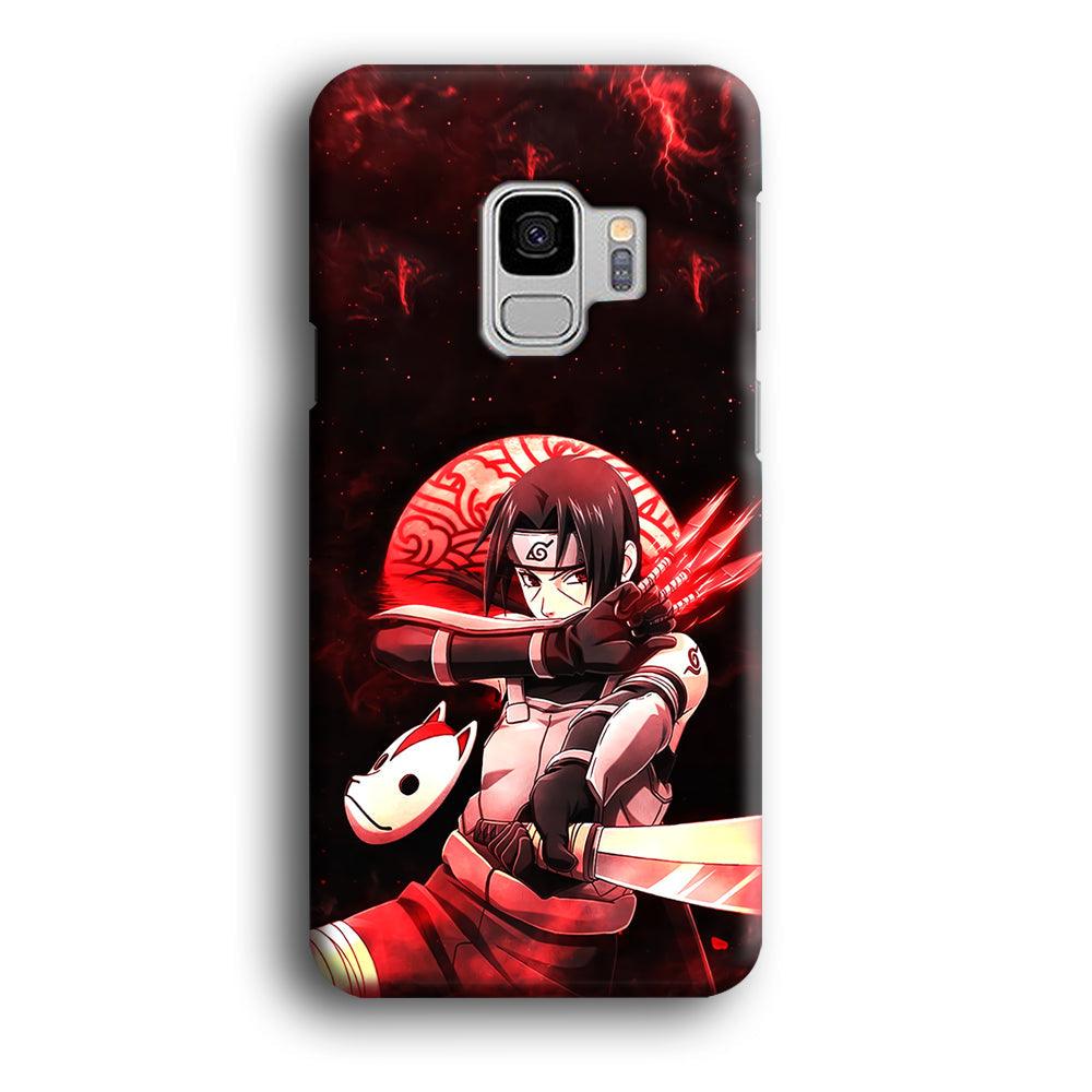 Naruto on Itachi Anbu Mission Samsung Galaxy S9 Case-Oxvistore