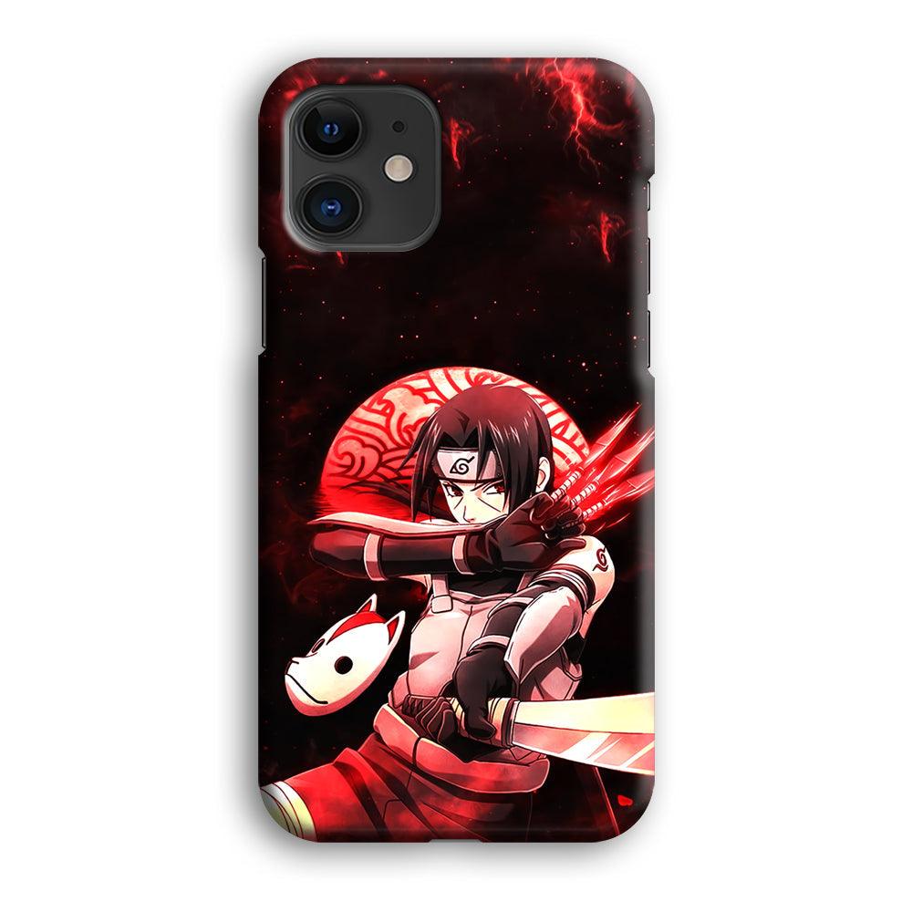 Naruto on Itachi Anbu Mission iPhone 12 Case-Oxvistore