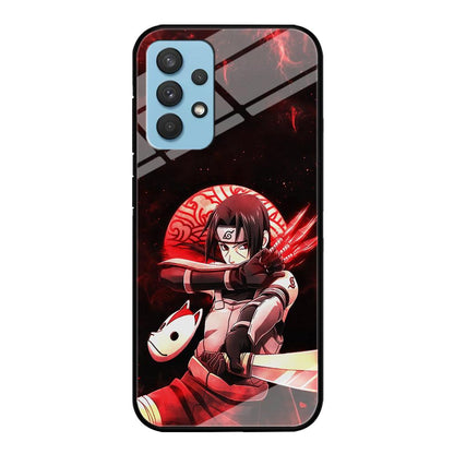 Naruto on Itachi Anbu Mission Samsung Galaxy A32 Case-Oxvistore