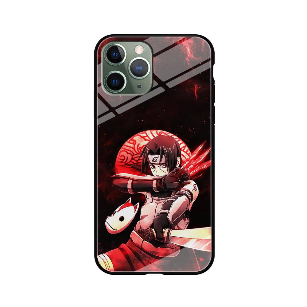 Naruto on Itachi Anbu Mission iPhone 11 Pro Case-Oxvistore