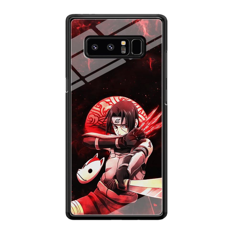 Naruto on Itachi Anbu Mission Samsung Galaxy Note 8 Case-Oxvistore