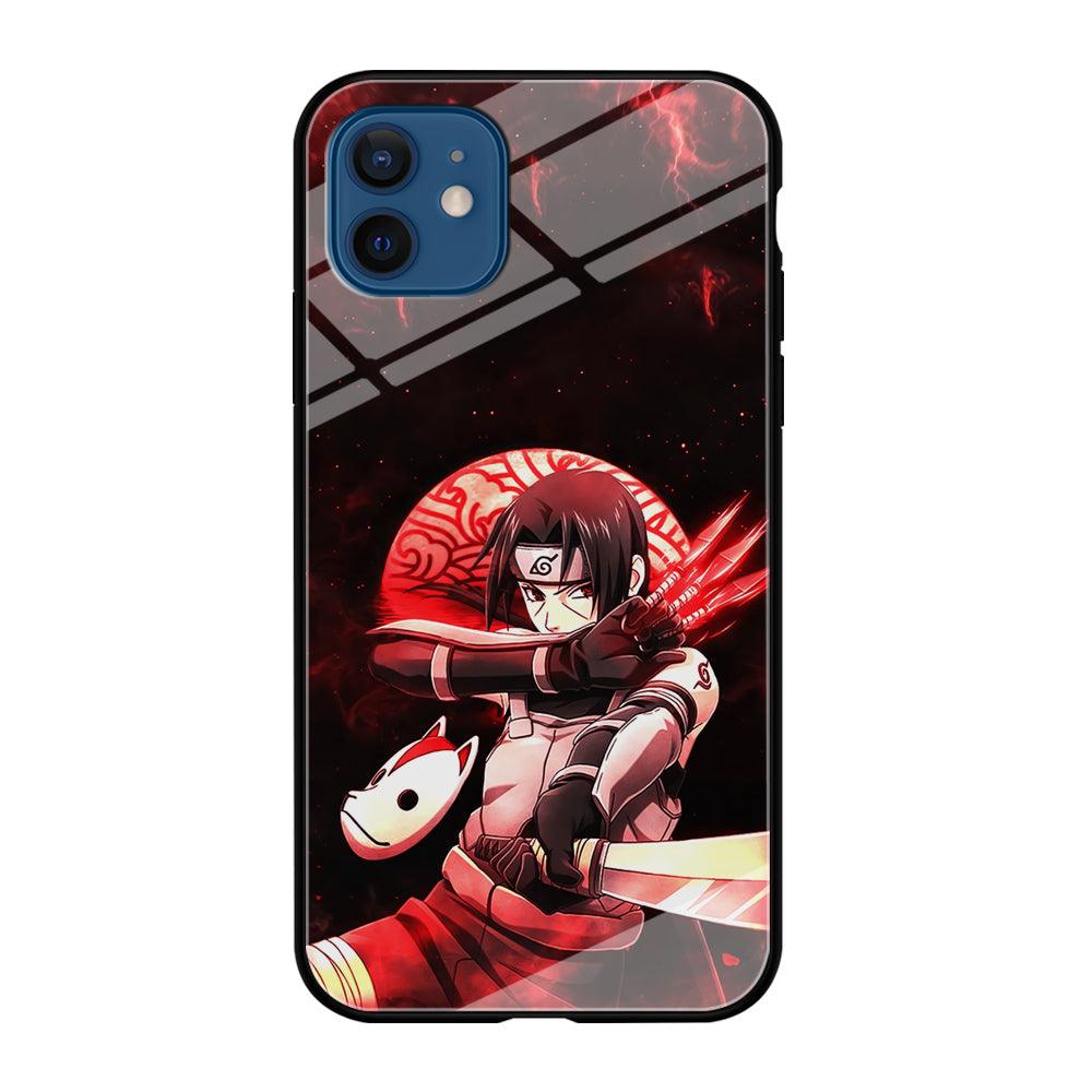 Naruto on Itachi Anbu Mission iPhone 12 Case-Oxvistore