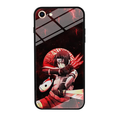 Naruto on Itachi Anbu Mission iPhone 8 Case-Oxvistore