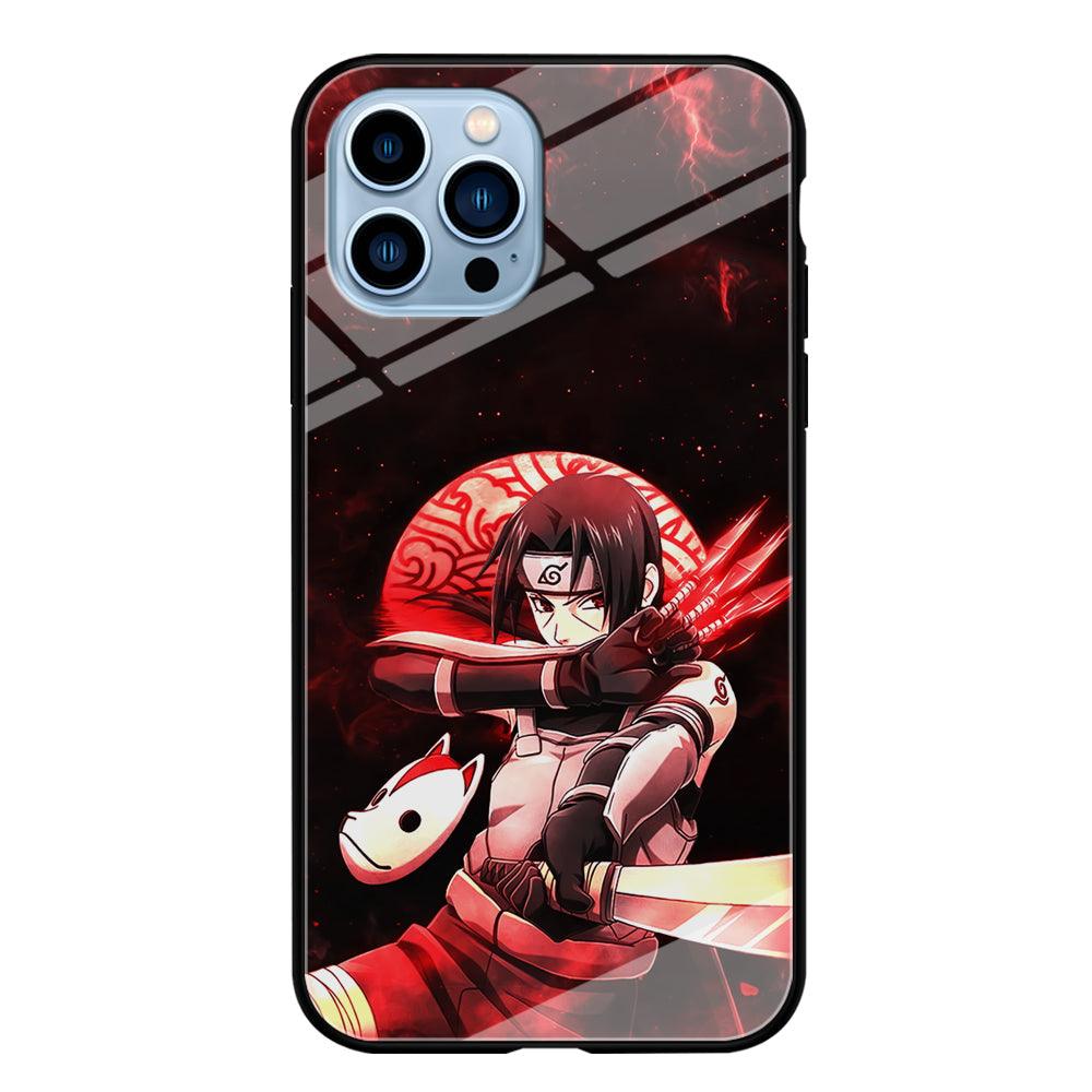 Naruto on Itachi Anbu Mission iPhone 14 Pro Case-Oxvistore