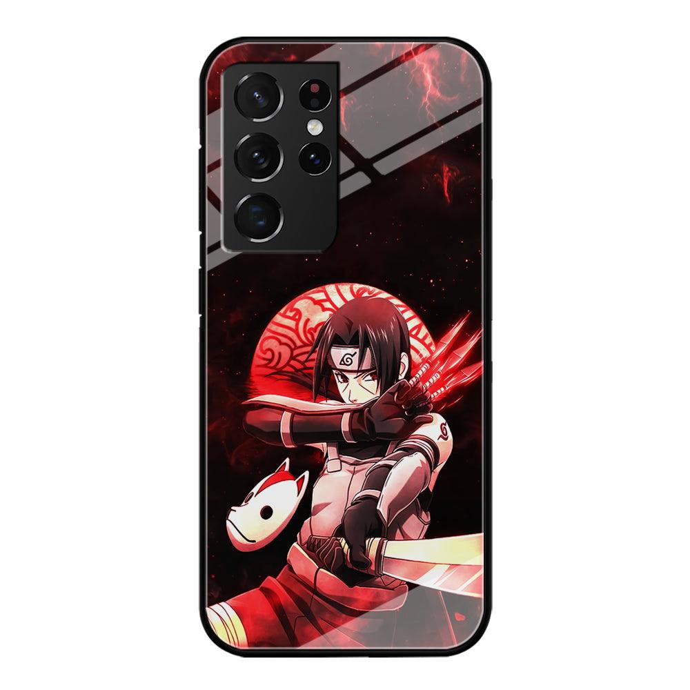 Naruto on Itachi Anbu Mission Samsung Galaxy S21 Ultra Case-Oxvistore