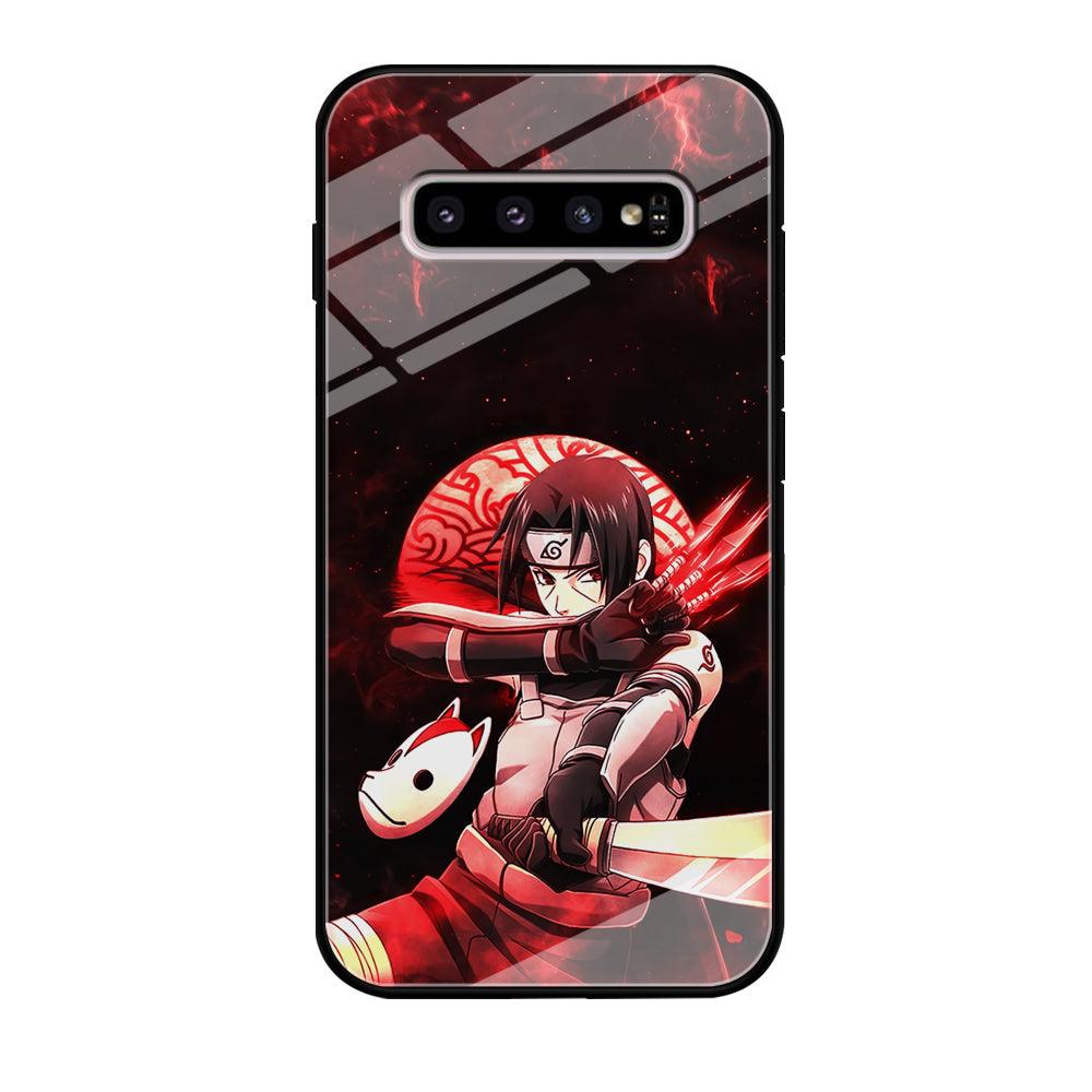 Naruto on Itachi Anbu Mission Samsung Galaxy S10 Plus Case-Oxvistore