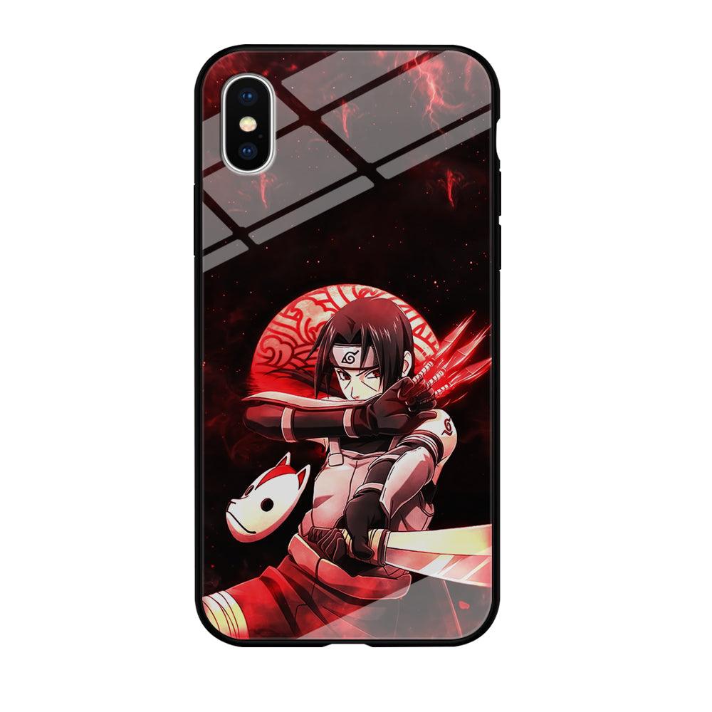 Naruto on Itachi Anbu Mission iPhone Xs Max Case-Oxvistore