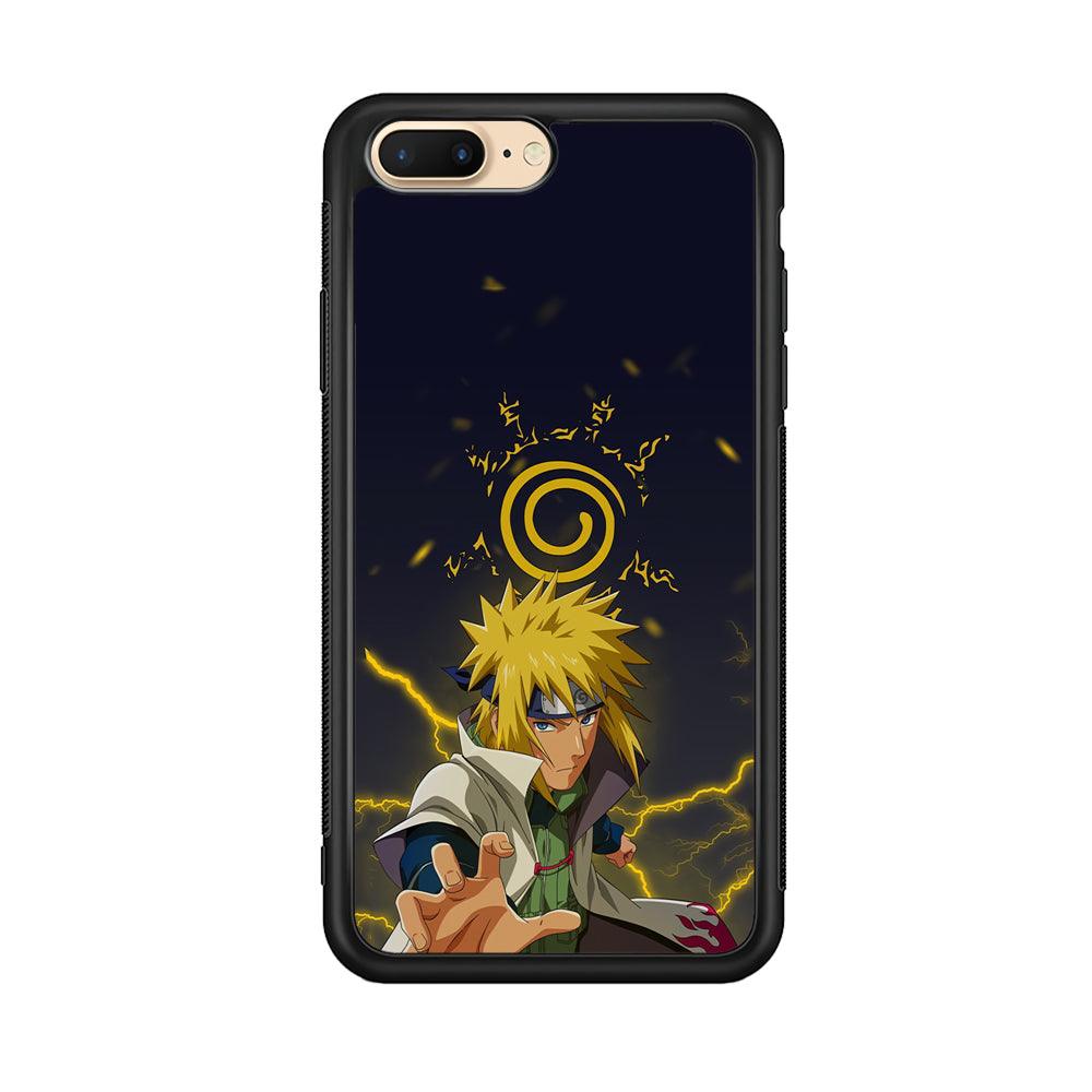 Naruto on Minato Yellow Flash iPhone 8 Plus Case-Oxvistore