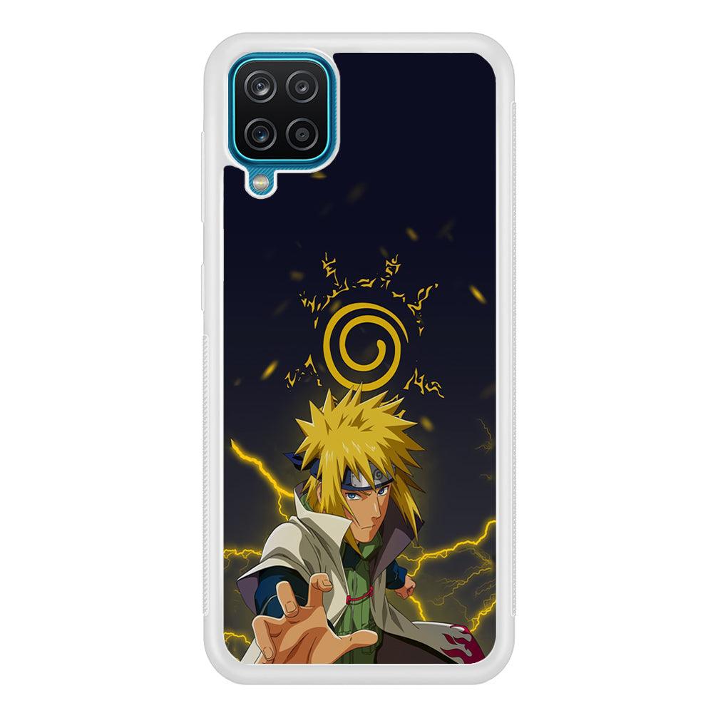 Naruto on Minato Yellow Flash Samsung Galaxy A12 Case-Oxvistore