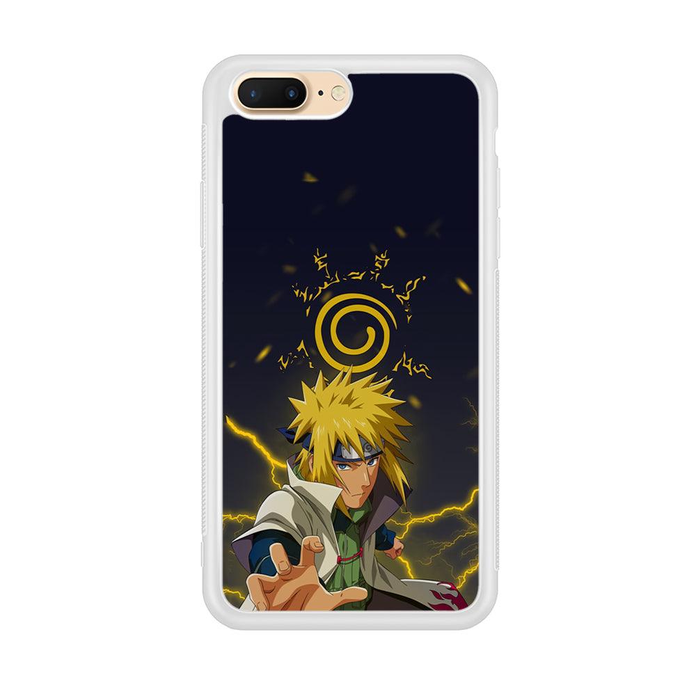 Naruto on Minato Yellow Flash iPhone 8 Plus Case-Oxvistore