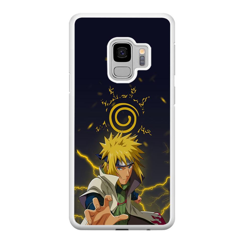 Naruto on Minato Yellow Flash Samsung Galaxy S9 Case-Oxvistore