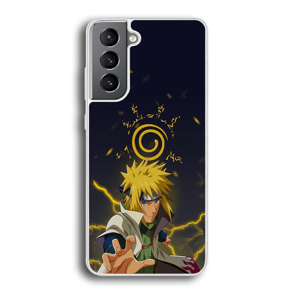 Naruto on Minato Yellow Flash Samsung Galaxy S21 Case-Oxvistore