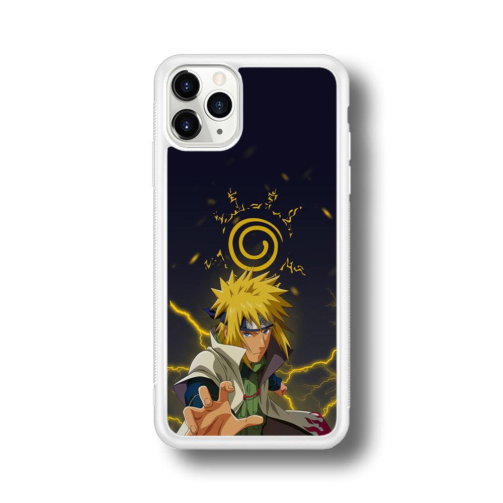 Naruto on Minato Yellow Flash iPhone 11 Pro Case-Oxvistore