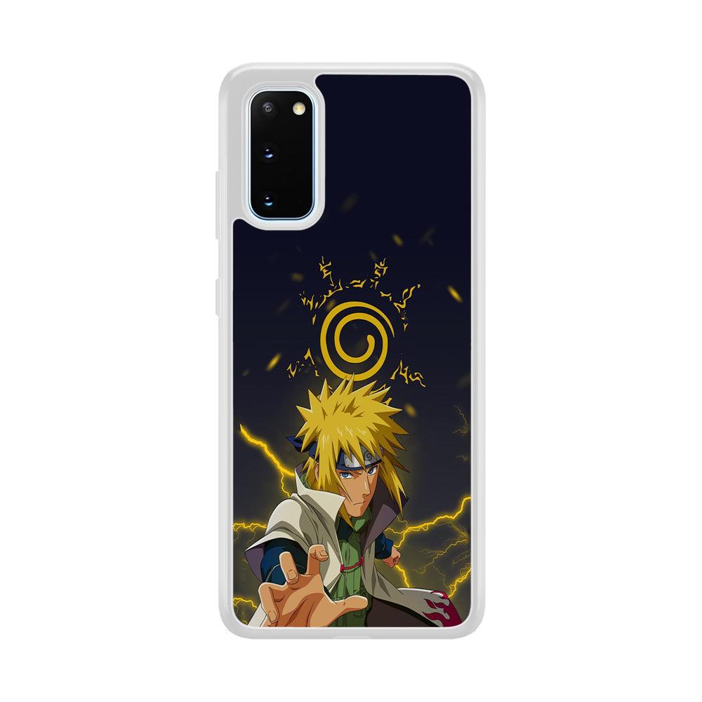 Naruto on Minato Yellow Flash Samsung Galaxy S20 Case-Oxvistore