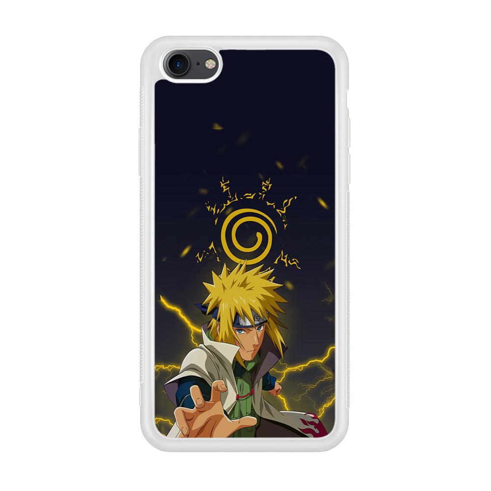 Naruto on Minato Yellow Flash iPhone 8 Case-Oxvistore