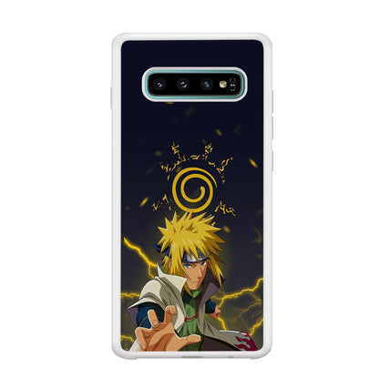 Naruto on Minato Yellow Flash Samsung Galaxy S10 Plus Case-Oxvistore