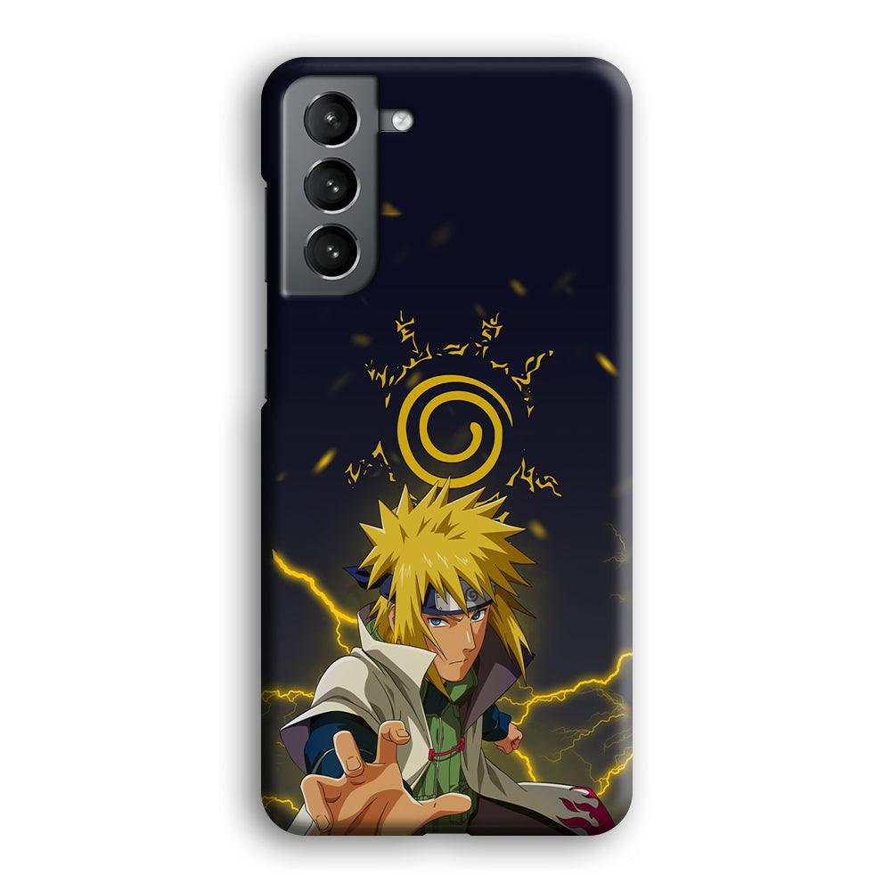 Naruto on Minato Yellow Flash Samsung Galaxy S21 Case-Oxvistore