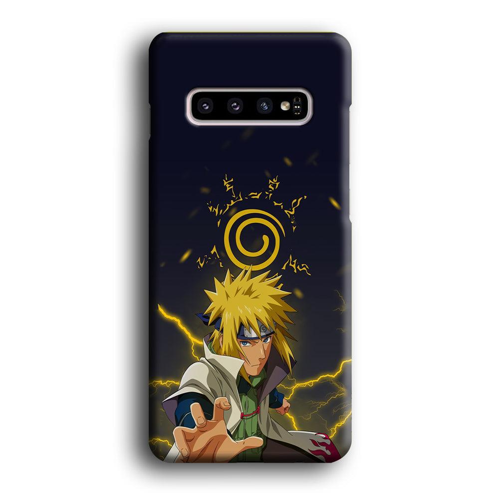 Naruto on Minato Yellow Flash Samsung Galaxy S10 Plus Case-Oxvistore