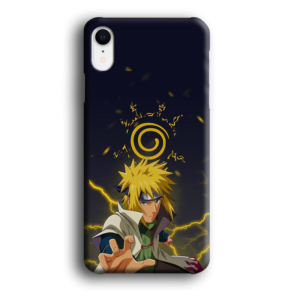 Naruto on Minato Yellow Flash iPhone XR Case-Oxvistore