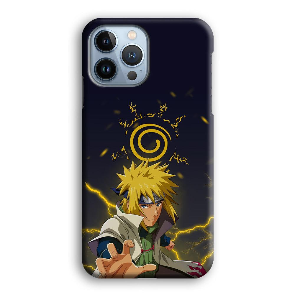 Naruto on Minato Yellow Flash iPhone 15 Pro Case-Oxvistore