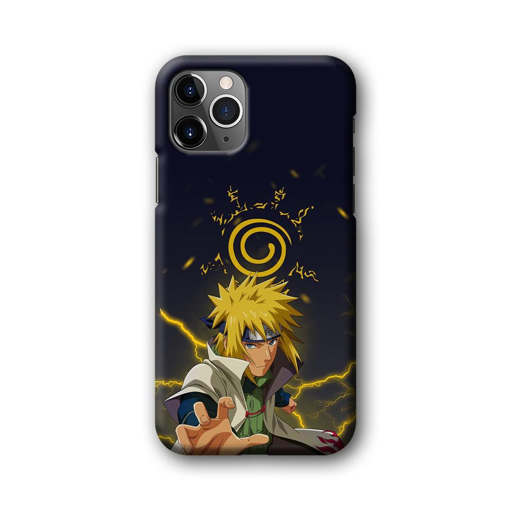 Naruto on Minato Yellow Flash iPhone 11 Pro Case-Oxvistore