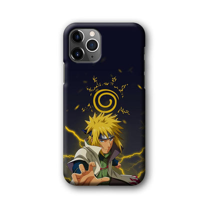 Naruto on Minato Yellow Flash iPhone 11 Pro Max Case-Oxvistore