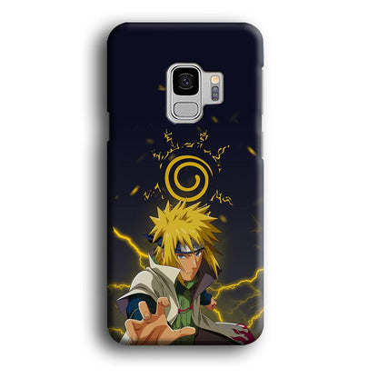 Naruto on Minato Yellow Flash Samsung Galaxy S9 Case-Oxvistore