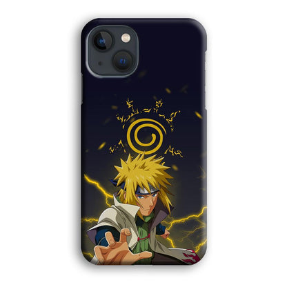 Naruto on Minato Yellow Flash iPhone 13 Case-Oxvistore