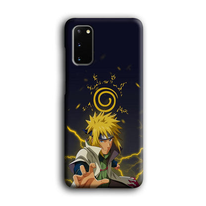 Naruto on Minato Yellow Flash Samsung Galaxy S20 Case-Oxvistore