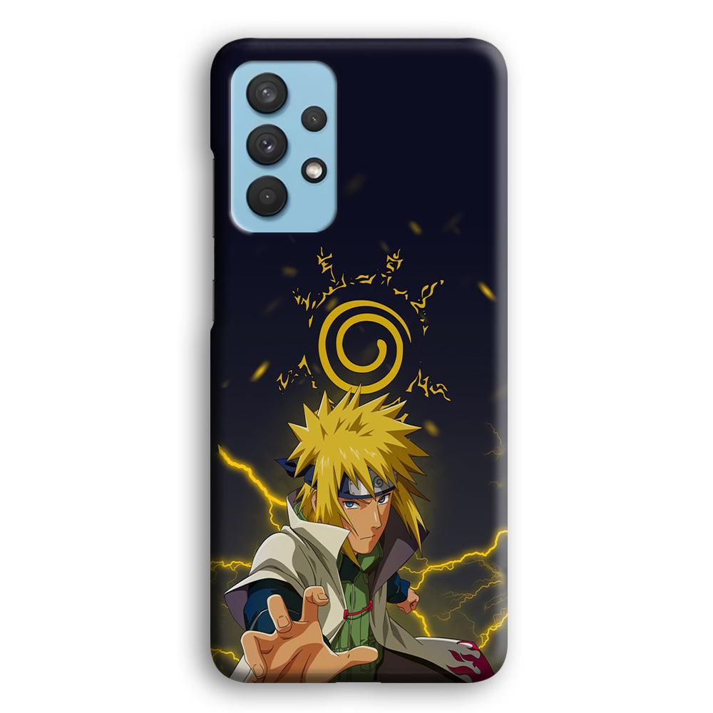 Naruto on Minato Yellow Flash Samsung Galaxy A32 Case-Oxvistore